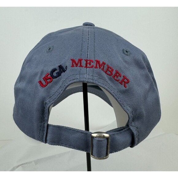 US Open 2010 Pebble Beach USGA Adjustable Baseball Cap Golf Hat Blue Gray OSFM - Picture 3 of 8
